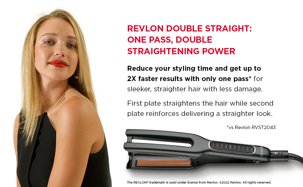 Revlon dual deals plate straightener